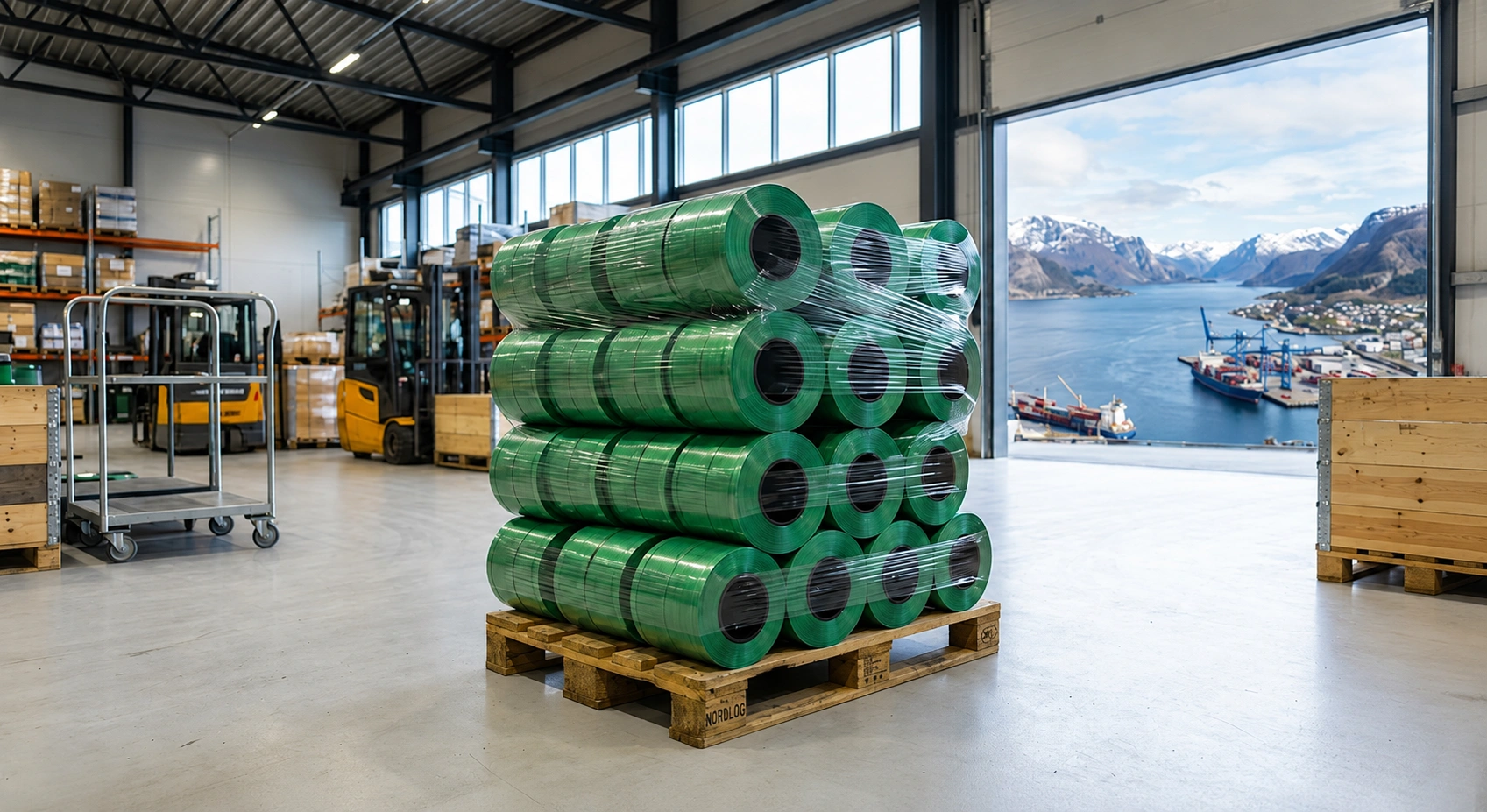 PET Strapping Band Exporter Norway — Greenstrix Industrial Packaging